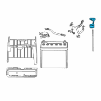 OEM 2014 Honda Accord Plate Set, Battery Diagram - 31512-T3V-A00