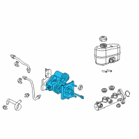 OEM 2014 Ram 2500 Brake Booster Diagram - 68386713AA