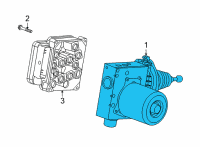 OEM Cadillac CT5 ABS Control Unit Diagram - 84826636