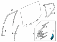 OEM 2022 Nissan Versa Motor Assy-Regulator, RH Diagram - 82730-5EF0A