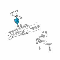 OEM 2009 Cadillac CTS Front Mount Diagram - 15234751