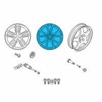 OEM BMW Z4 Disc Wheel Light Alloy Ceriu Diagram - 36-11-8-089-879