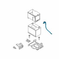 OEM 2011 Kia Sorento Battery Sensor Assembly Diagram - 371802P110