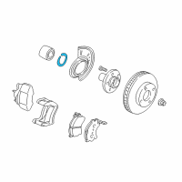 OEM 2010 Ford Escape Retainer Ring Diagram - YL8Z-3B457-AA