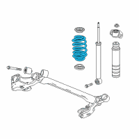 OEM 2016 Chevrolet Spark EV Rear Coil Spring Diagram - 95383822