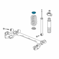 OEM Chevrolet Sonic Upper Spring Insulator Diagram - 96853902