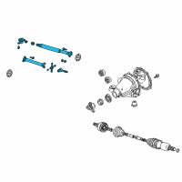 OEM 2001 Lincoln LS Driveshaft Diagram - 2W4Z4R602A