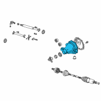 OEM 2006 Lincoln LS Axle Housing Diagram - 3W4Z-4010-AA