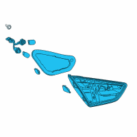 OEM 2018 Chevrolet Cruze Back Up Lamp Assembly Diagram - 39121493