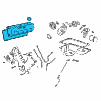 OEM 2004 Mercury Marauder Valve Cover Diagram - 3W3Z-6582-AD