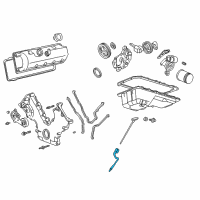 OEM 2007 Lincoln Town Car Tube Assembly Diagram - 3W7Z-6754-DA