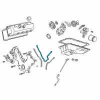 OEM Ford Mustang Front Cover Gasket Diagram - F6AZ-6020-BB