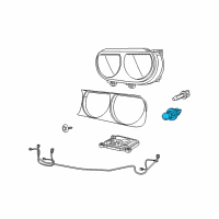 OEM 2014 Dodge Challenger Bulb Diagram - L004157NAK