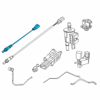 OEM 2016 Dodge Dart Oxygen Sensor Left Diagram - 68142340AA