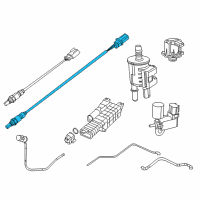 OEM 2015 Jeep Renegade Oxygen Sensor Diagram - 68254609AA