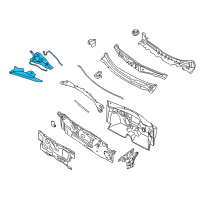 OEM 2018 Nissan Maxima Reinforce-Cowl Top, RH Diagram - 66360-4RA0A