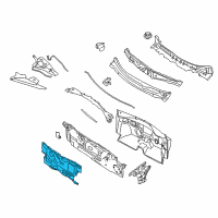 OEM 2017 Nissan Maxima INSULATOR-Dash, Lower Front Diagram - 67810-4RA0A