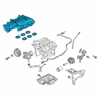 OEM 2016 Ford F-150 Intake Manifold Diagram - DL3Z-9424-C