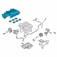 OEM 2018 Ford Transit-250 Intake Manifold Diagram - DL3Z-9424-C