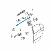 OEM 2004 BMW 325i Bowden Cable, Door Opener Diagram - 51-21-8-213-797