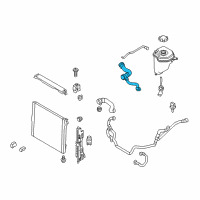 OEM 2019 BMW X6 Coolant Hose Diagram - 17-12-7-586-774