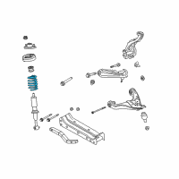 OEM 2005 Mercury Mountaineer Coil Spring Diagram - 4L2Z-5310-BA