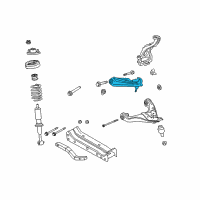 OEM 2004 Mercury Mountaineer Upper Control Arm Diagram - 1L2Z-3084-AA