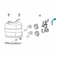 OEM 2016 Chevrolet Silverado 3500 HD Harness Diagram - 23261392