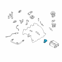 OEM Nissan Altima Valve Assy-Control Diagram - 14933-54U0A
