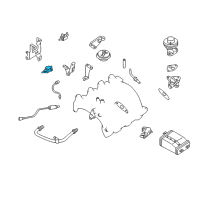 OEM Nissan Valve Assembly-SOLENOID Diagram - 14956-1P101
