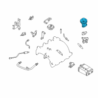 OEM Nissan Altima Exhaust Gas RECIRCULATION Valve Diagram - 14710-9E001