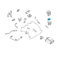 OEM Nissan Egr Valve Gasket Diagram - 14719-W0402