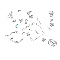 OEM Nissan EGR Temperature Sensor Diagram - 14730-0Z800