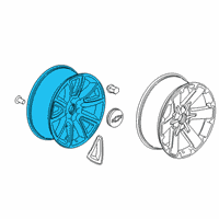 OEM 2019 GMC Yukon Wheel Package Diagram - 19301190