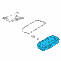 OEM Honda Insight Pan, Oil Diagram - 21151-RBL-000