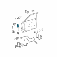 OEM 2004 Chevrolet S10 Hinge Kit, Front Side Door Upper(Dr Side) Diagram - 15981547