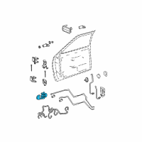 OEM 2000 GMC Jimmy Handle Asm-Front Side Door Inside Diagram - 15100654