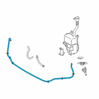 OEM Lexus RX450h Hose, HEADLAMP Clean Diagram - 85275-48040