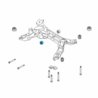 OEM Ford Flex Front Insulator Diagram - 8G1Z-4B424-A