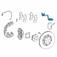 OEM Lexus LC500 Wire, Skid Control Sensor Diagram - 89516-11010