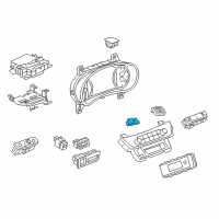 OEM 2019 Buick LaCrosse Hazard Switch Diagram - 26674252