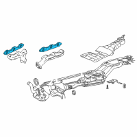 OEM 1997 Ford Explorer Gasket Diagram - F77Z-9448-AA