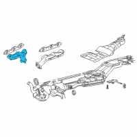 OEM Ford Explorer Manifold Diagram - F77Z-9431-AA