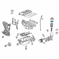 OEM 2010 Pontiac G3 Oil Filter O-Ring Diagram - 55593191