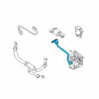 OEM 2000 Chrysler LHS Hose-Vent Valve To Filter Diagram - 4581230