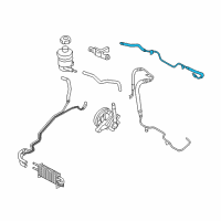 OEM Hyundai Entourage Tube & Hose Assembly-Return Diagram - 57520-4D030