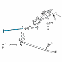 OEM Ram 2500 Socket-Drag Link Outer Diagram - 68111301AA