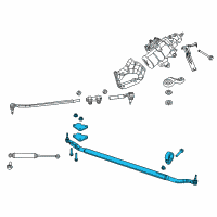 OEM 2016 Ram 3500 Tie Rod E-Outer Diagram - 68369910AC