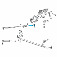 OEM Ram 3500 Socket-Drag Link Inner Diagram - 68111304AA