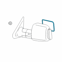 OEM 2016 Toyota Tundra Mirror Glass Diagram - 87903-0C040